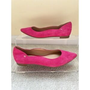 Coach Hot Pink Flat Sudue Shoes Size 6